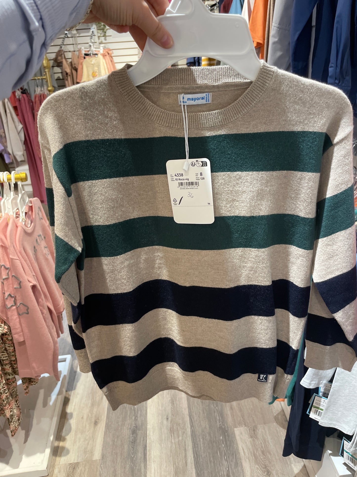 Emerald Stripe Sweater