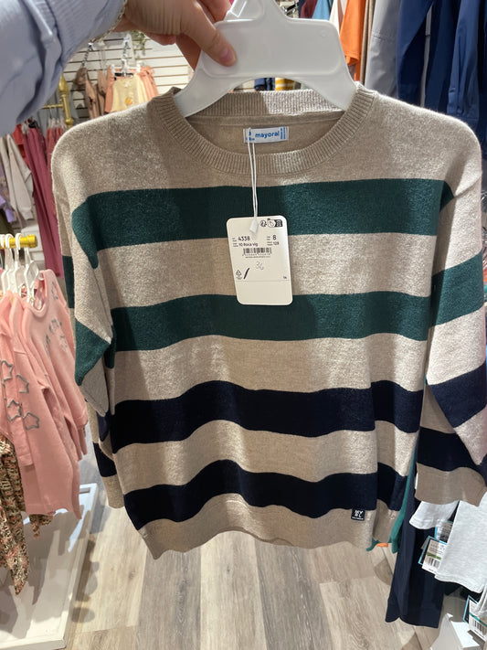 Emerald Stripe Sweater