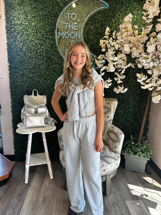 Silver Cloud Cotton Fleece Raw Boatneck