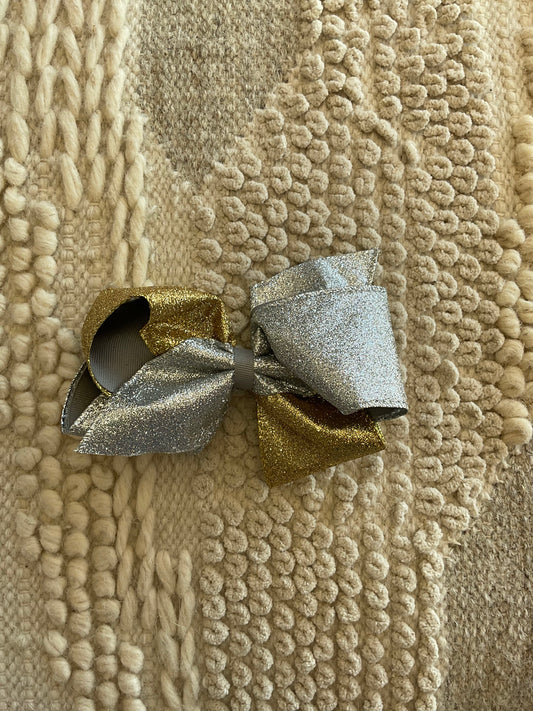 King 2Tone Glitter O/L Bow