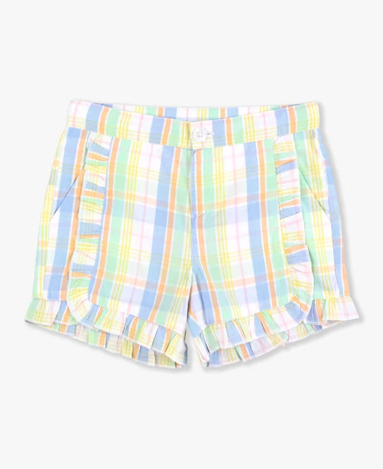 Clubhouse Rainbow Plaid Shorts
