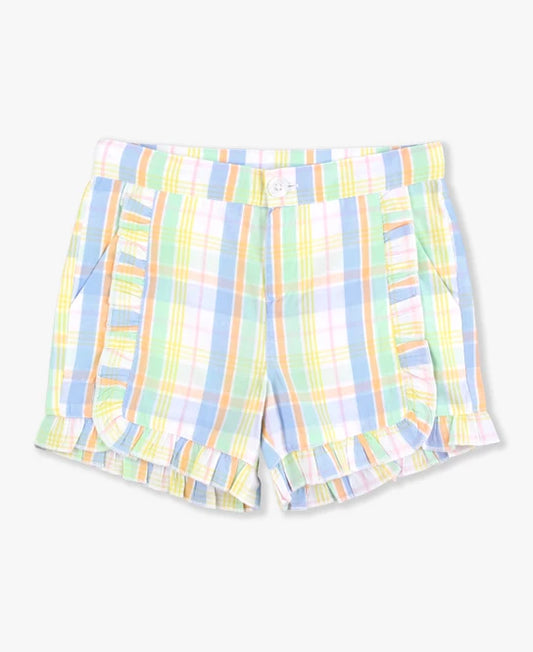 Clubhouse Rainbow Plaid Shorts