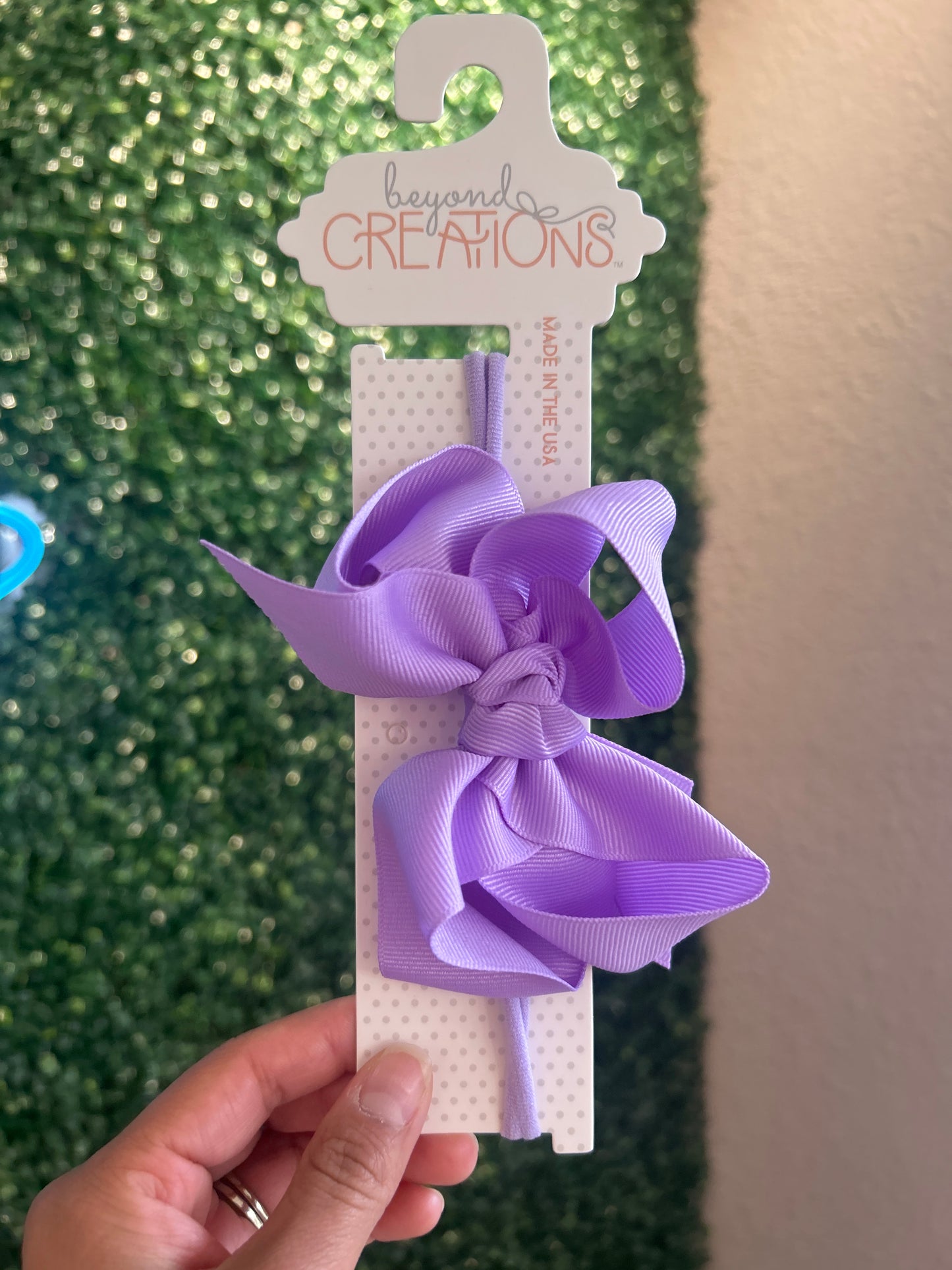 Pantyhose Headband W/ 4.5" Large Bow