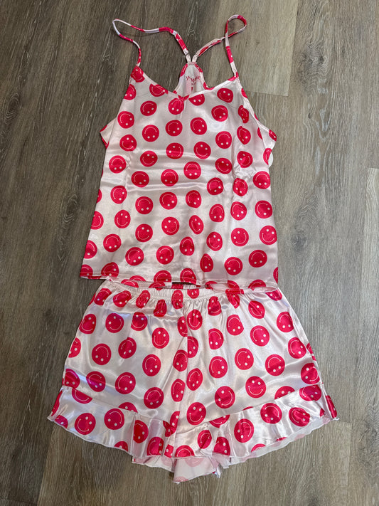 Sweet Smiles Silky Satin Pajama Tank Set- adult