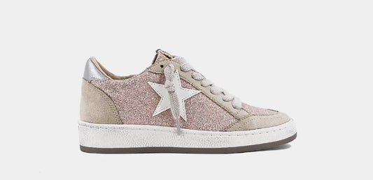 Paz Kids Champagne Glitter Shoes