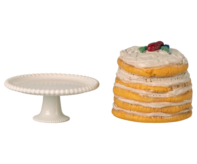 Party cake and cake stand, Mouse