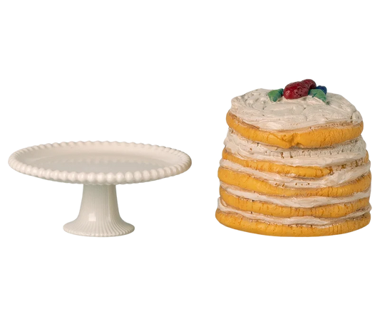 Party cake and cake stand, Mouse