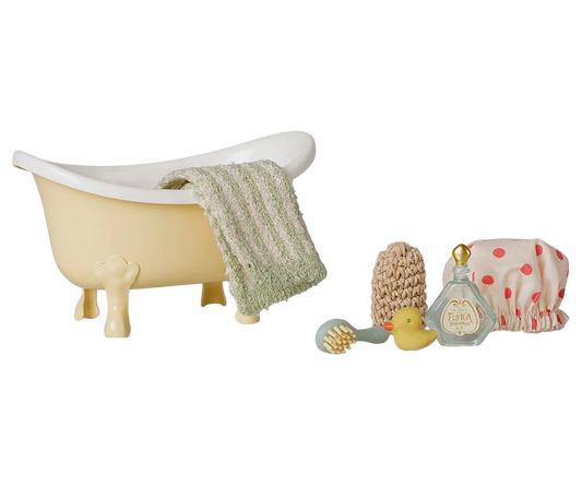 Bathtub set, Mouse - Yellow