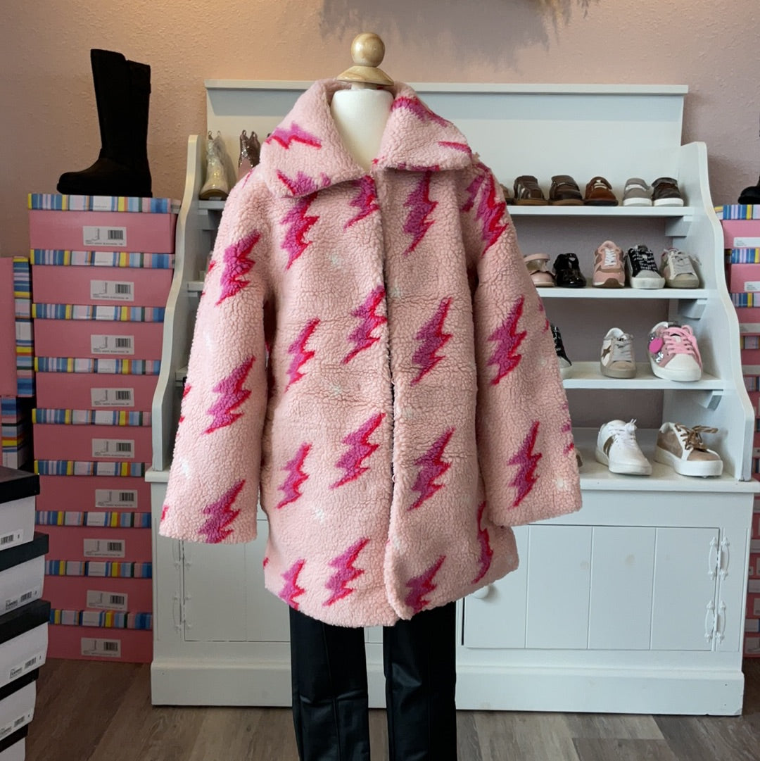 LIGHTING FLASH TEDDY COAT