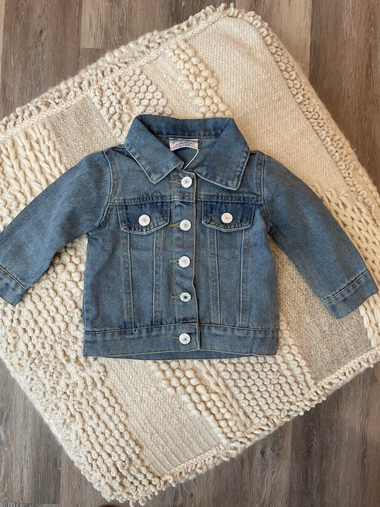 Denim Fringe Jacket