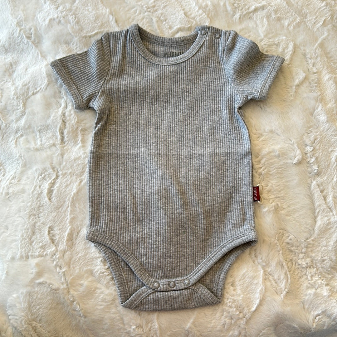 GREY TRI-BLEND STRETCH ONE PIECE