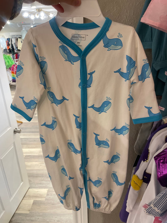 BLUE WHALE CONVERTIBLE GOWN