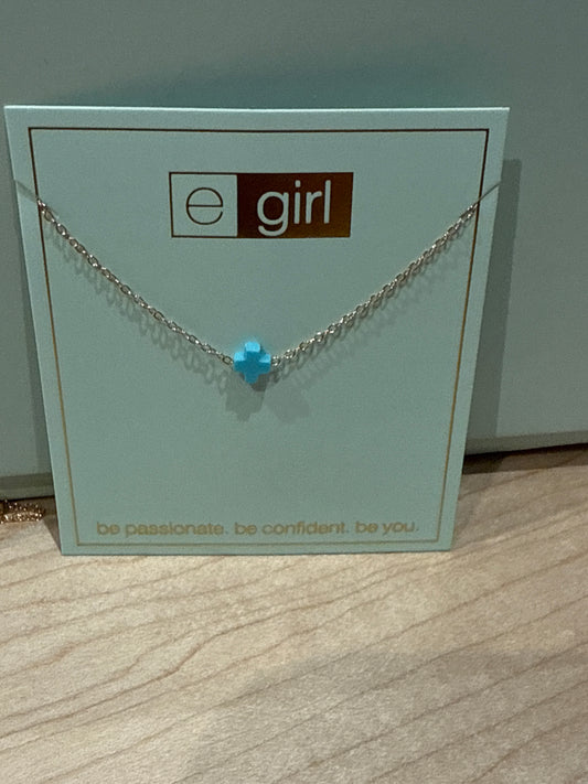 egirl 14" Necklace Gold - Signature Small Cross