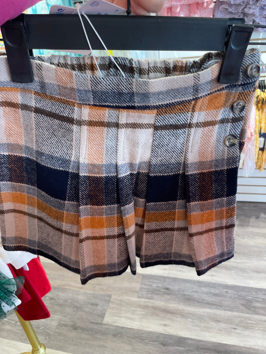 Plaid Skort