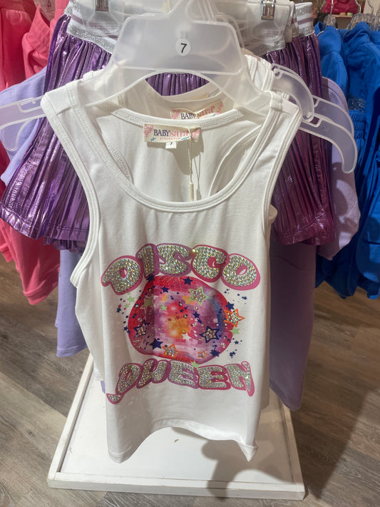DISCO QUEEN PRINT TOP