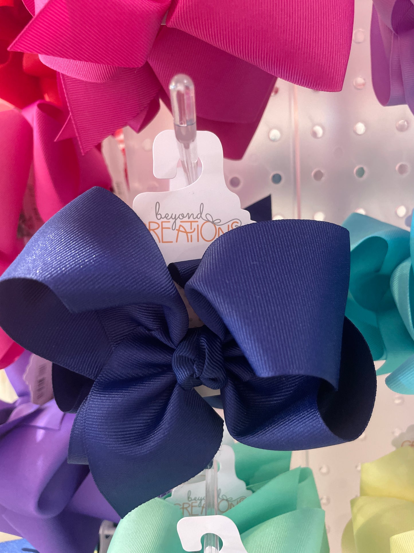 Huge Grosgrain Bow W Knot med alligator clip