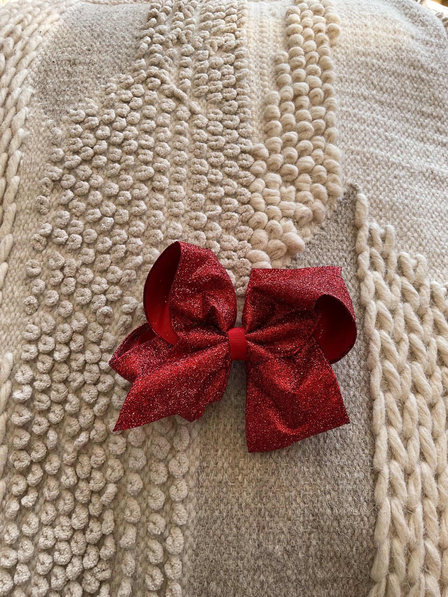 King Glitter Overlay Bows