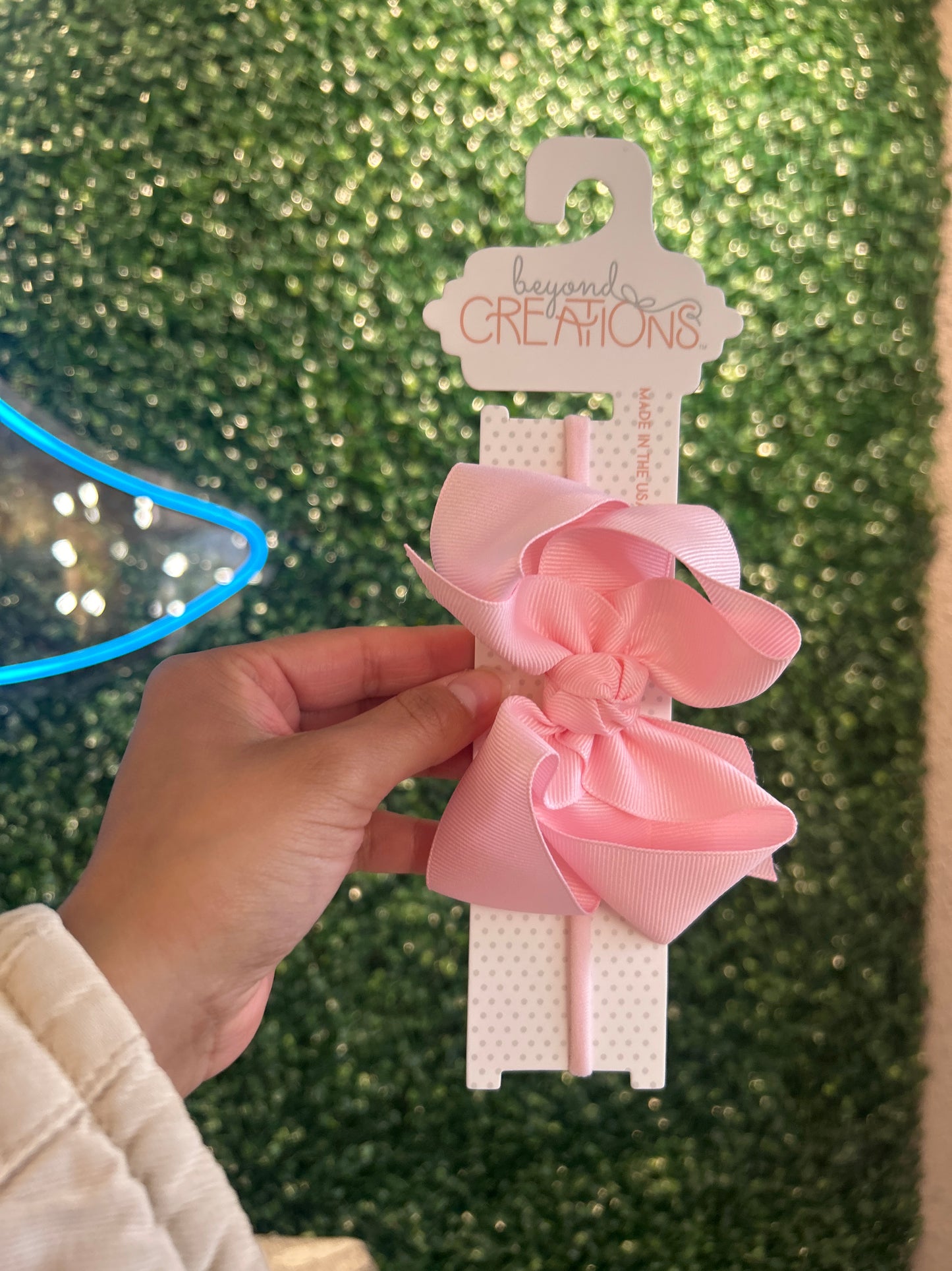 Pantyhose Headband W/ 4.5" Large Bow