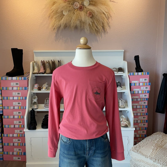 BULLDOG GRAPHIC TEE LS