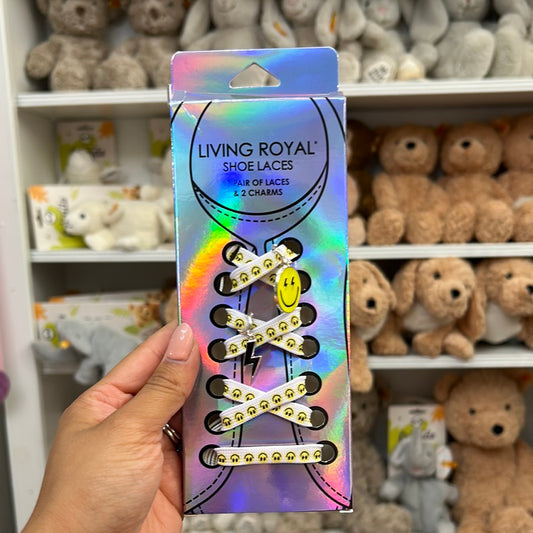 BOLT HAPPY SHOE LACES WITH CHARM SET