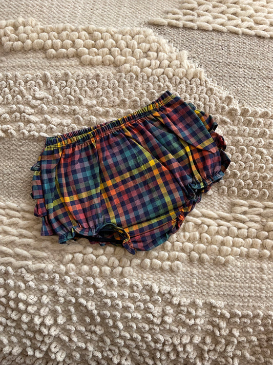 HARVEST RAINBOW GINGHAM WAVE RUFFLE BUTT