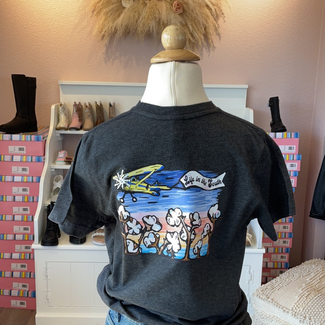 Cotton Crop Duster Tee