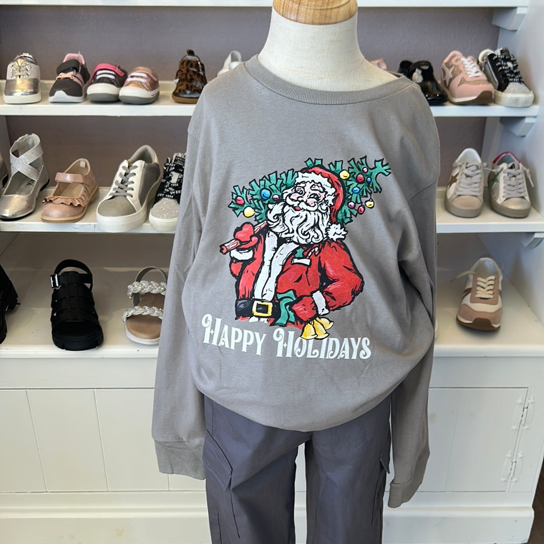 HAPPY HOLIDAYS SANTA TEE
