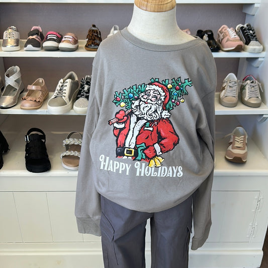 HAPPY HOLIDAYS SANTA TEE