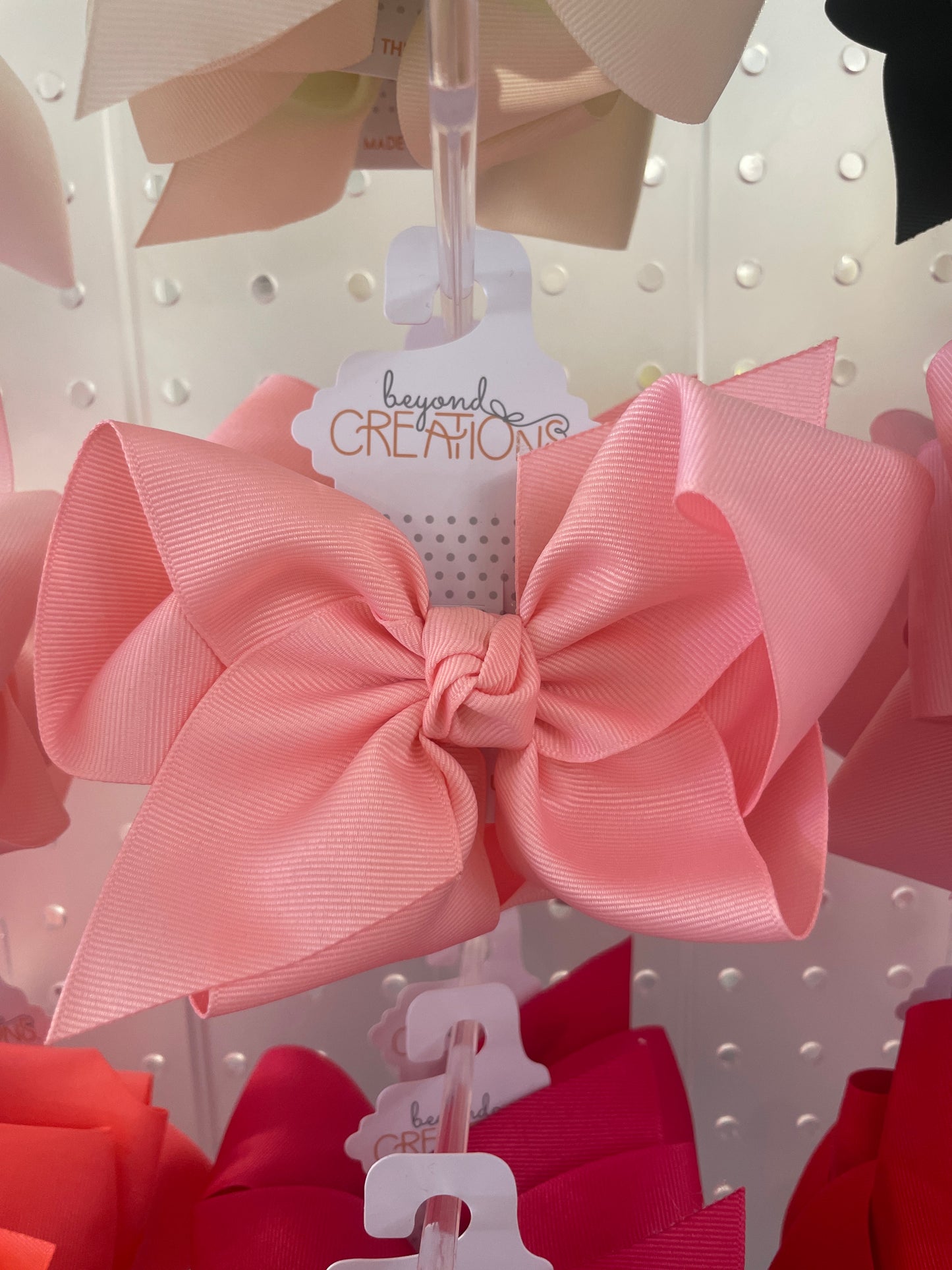 Huge Grosgrain Bow W Knot med alligator clip