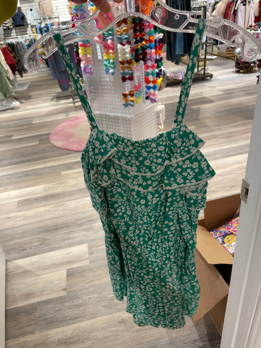 Green Lolli Woven Playsuit