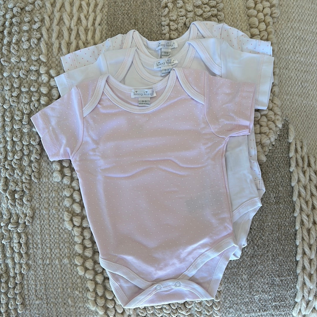 KISSY SETS 3-PACK S/S BODY W/ TULLE BAG