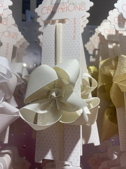 Pantyhose Headband w med. bow