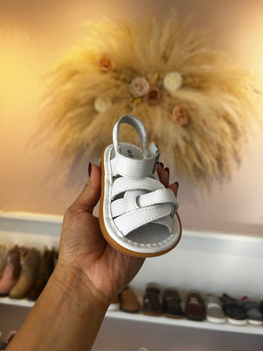 Emma White Sandal
