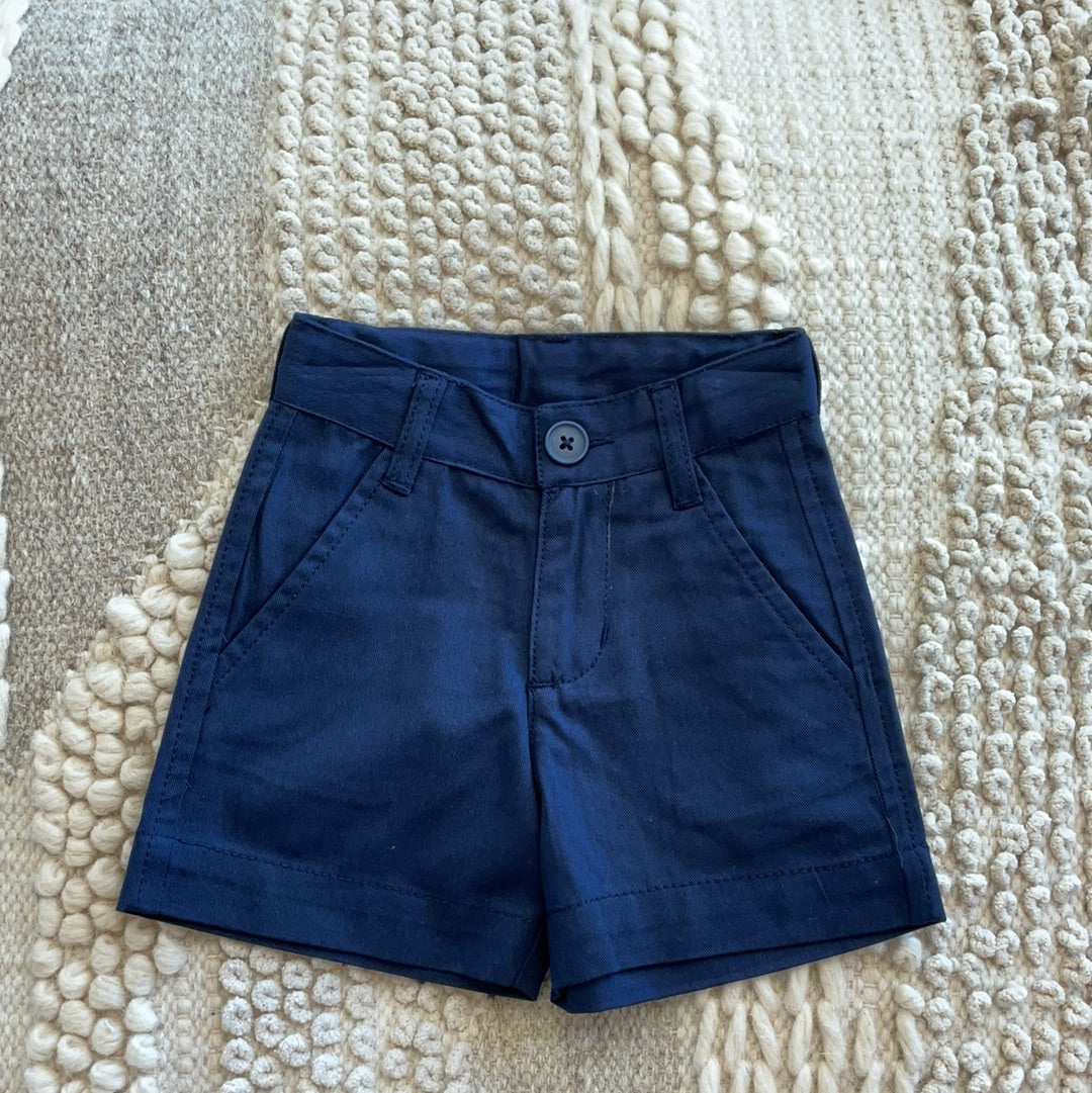 NAVY LIGHT WEIGHT CHINO SHORTS