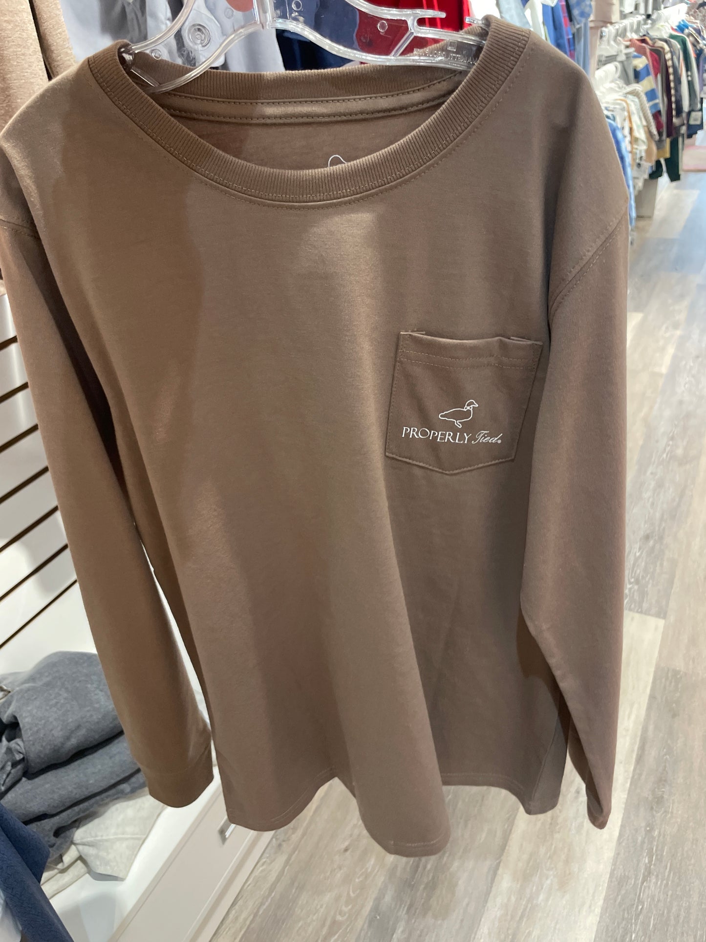 Boys Walnut Duck Band LS