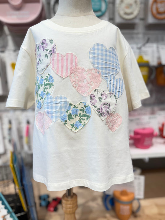 Hearts Appliques Top