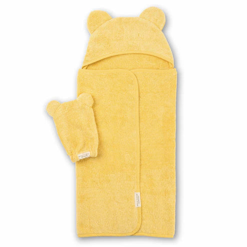 Bear Ears Hooded Towel + Wash Mitt
