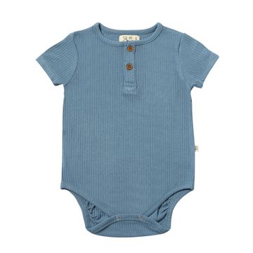 NAVY RIB JIBE ONESIE