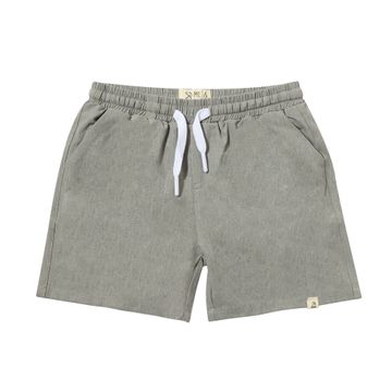 GREY/WHITE SPLASH SWIM SHORTS