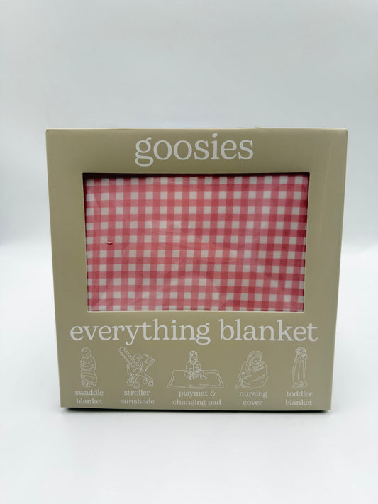 Pink Gingham Everything Blanket