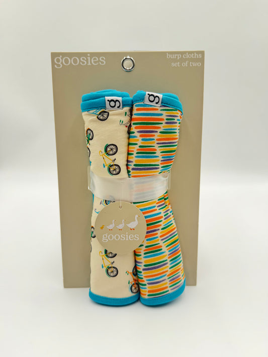 Bike Buddies Burp Cloth Set