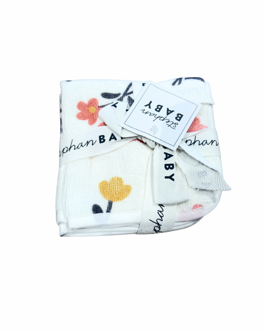 Floral Washcloth Set