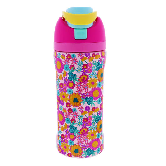Bold floral 16 Oz water bottle