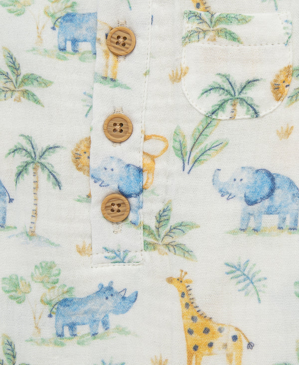 Jungle Romper with Hat