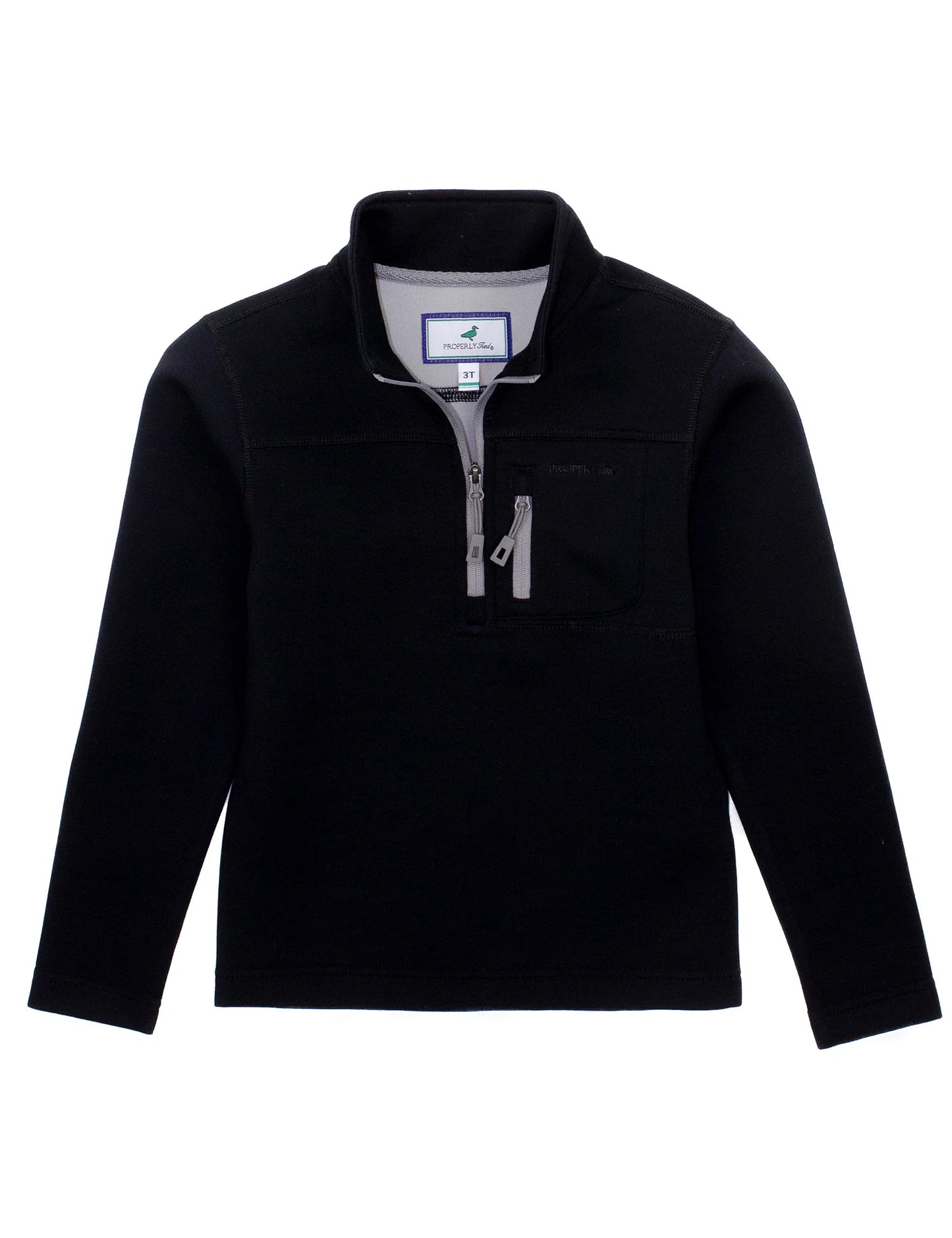 Boys Black Arctic Pullover