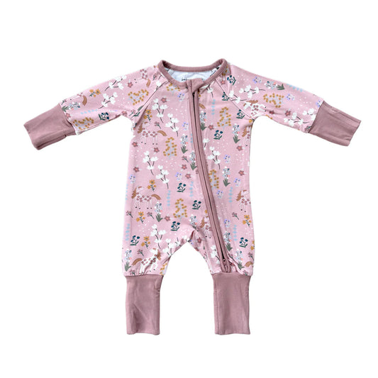 Unicorn Long Sleeve Zip Romper