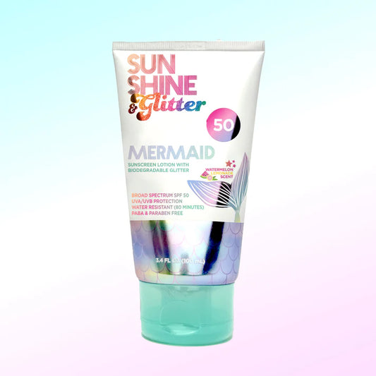 Mermaid Sunscreen Lotion W/ Glitter