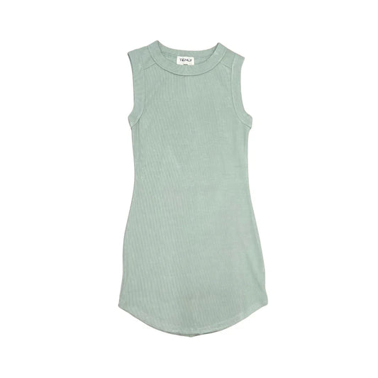 Exposed Seam Tank Dress