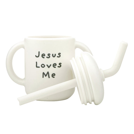 Jesus Loves Me Silicone Tumbler