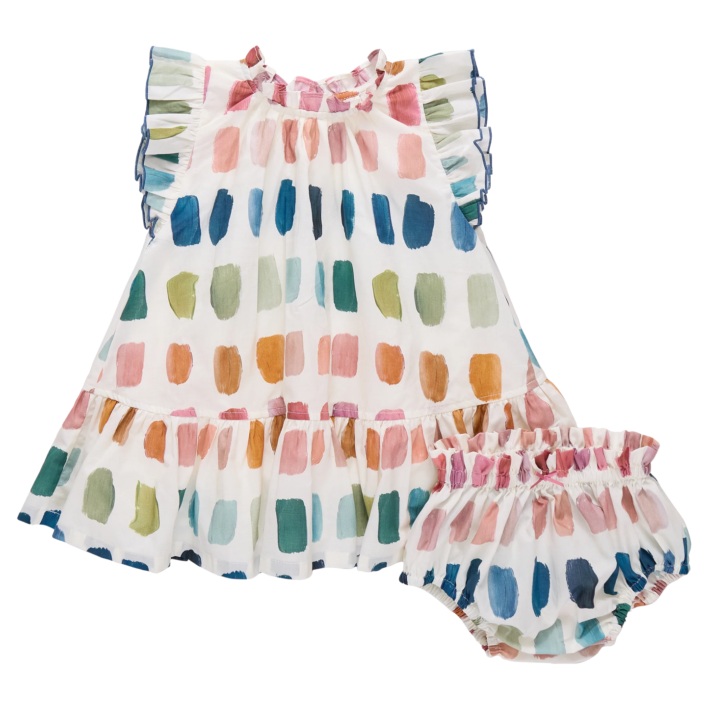 Baby Girls Harper Dress Set - Paint Swatches